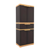 Nilkamal Freedom FMDR 1C Plastic Cabinet with 1 Drawer (Brown & Biscuit)