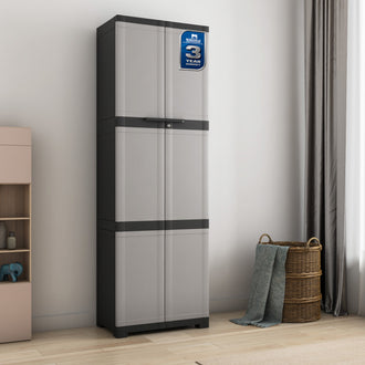 Nilkamal Freedom Mini Large (FML) Plastic Cabinet for Storage(Grey/Charcoal Grey)