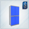 Nilkamal Freedom Mini Medium (FMM) Plastic Storage Cabinet (Deep Blue / Grey) - Slight Side View