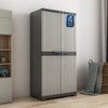 Nilkamal Freedom Mini Medium (FMM) Plastic Storage Cabinet (Haze Grey/Charcoal Grey)