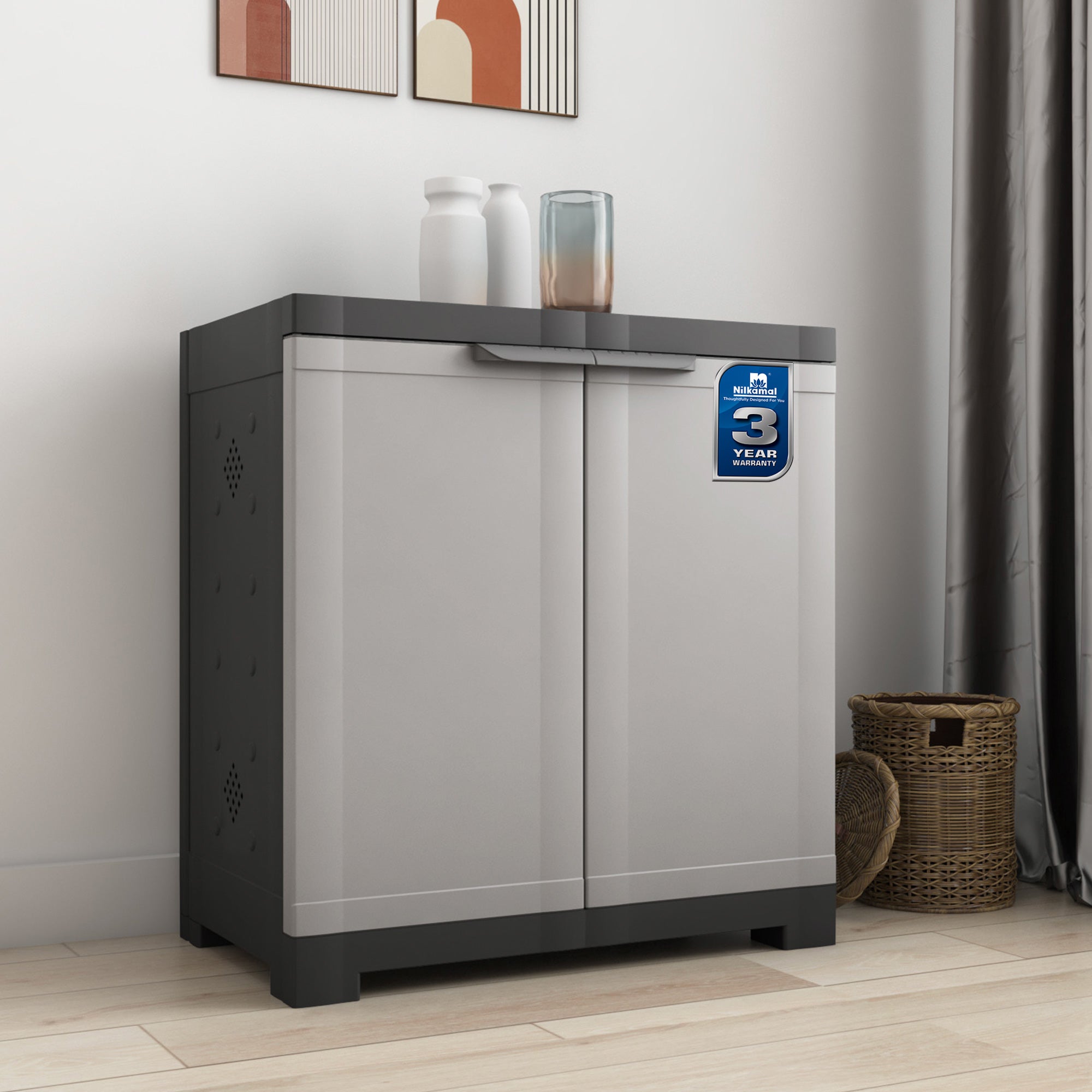 Nilkamal Freedom Mini 09 (FMSC09) Shoe Rack Plastic Cabinet