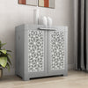 Nilkamal Freedom Star (FMSC09STR) Plastic Shoe Cabinet (Haze Grey & Milky White)