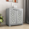 Nilkamal Freedom Star Small (FMSSTAR) Plastic Storage Cabinet (Haze Grey & Milky White) - Main View