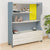 Nilkamal Furlenco Engineered Wood Display Unit in Cornsilk and Gothic Grey Finish