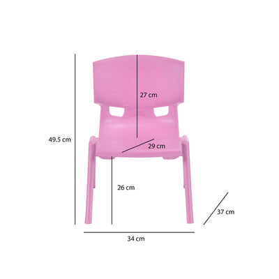 Nilkamal Genius Ludo Table + 2 Chairs Kid's Study Set