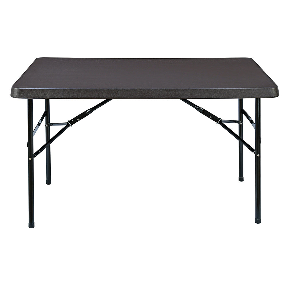 Nilkamal Festive 4 ft Foldable Rectangle Table (Brown) Nilkamal Furniture