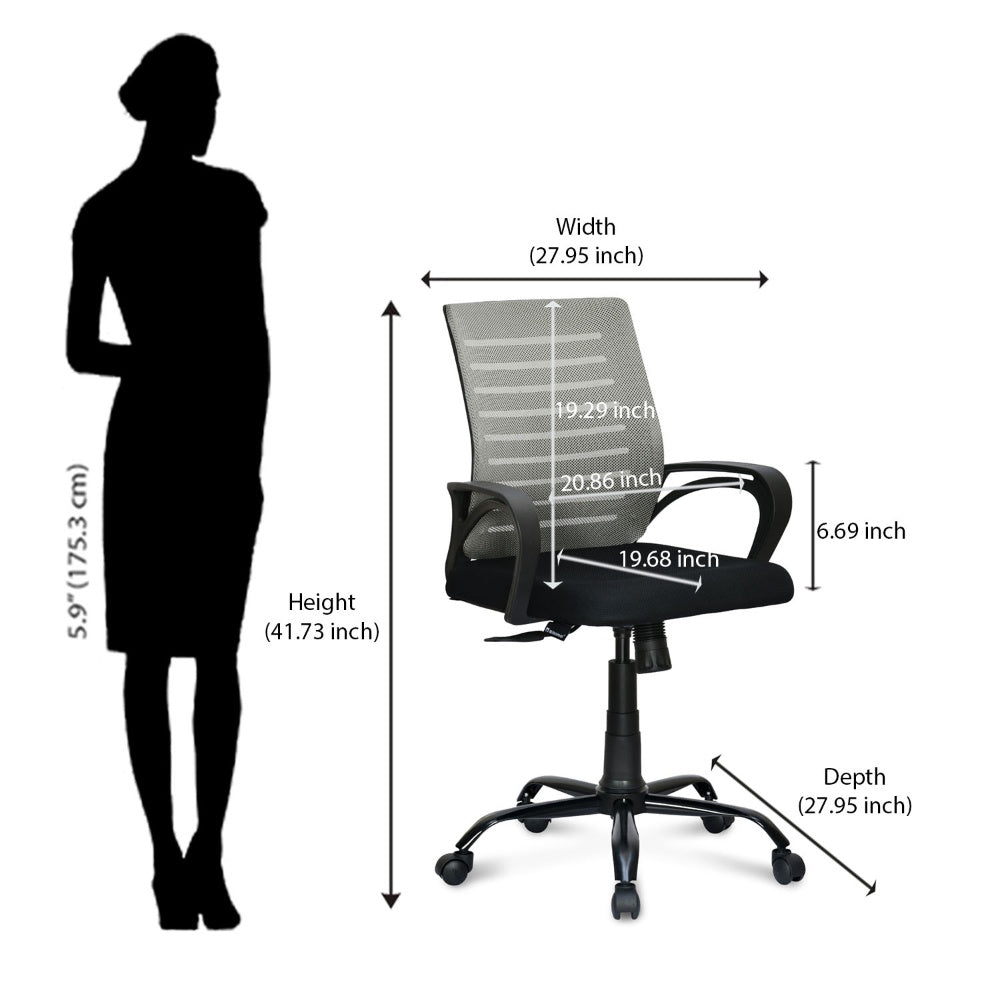 Nilkamal Giza Mid Back Office Chair