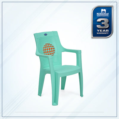 Nilkamal Globe 3D Plastic Arm Chair