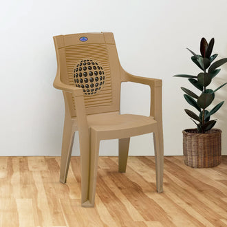 Nilkamal Globe 3D Plastic Arm Chair
