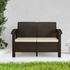 Nilkamal Goa Two Seater Plastic Sofa Set with Cushion Front View
