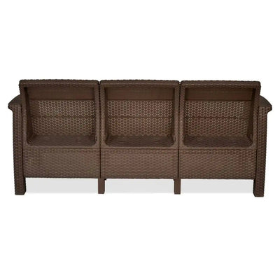 Nilkamal Goa Sofa Set with Cushion (3 Seater) - Back View