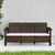 Nilkamal Goa Plastic 3 Seater Sofa with Cushion (Brown)