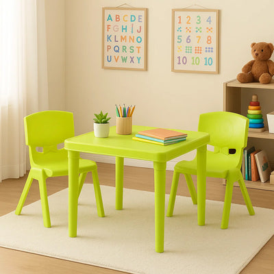 Nilkamal Genius Ludo Table + 2 Chairs Kid's Study Set
