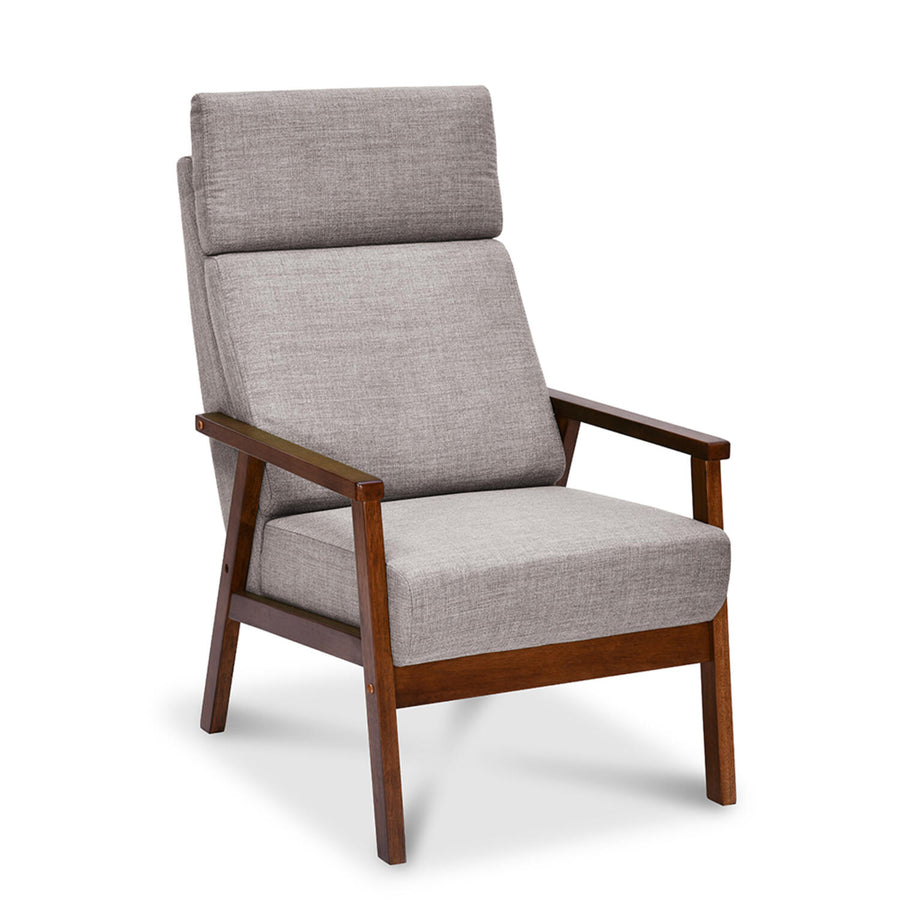 Nilkamal Genoa Solid Wood Arm Chair (Brown)