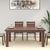 Nilkamal Henry 6 Seater Dining Table (Antique Oak)