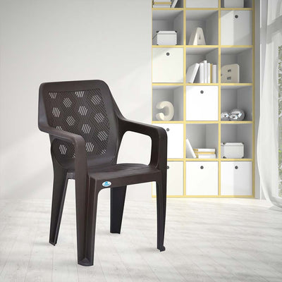 Nilkamal Hexa Plastic Chair with Arm Rest