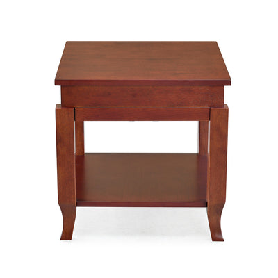 Nilkamal Alma End Table (Mahogany)