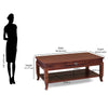 Nilkamal Aurora Coffee Table (Mahogany)