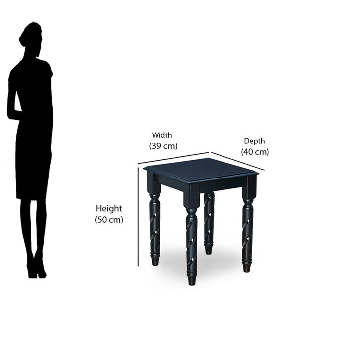 Nilkamal Blaze End Table (Dark Cappuccino)