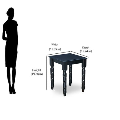 Nilkamal Blaze End Table (Dark Cappuccino)