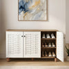 Nilkamal Kaira 3 Door Shoe Rack (Oak & White)