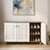 Nilkamal Kaira 3 Door Shoe Rack (Oak & White)