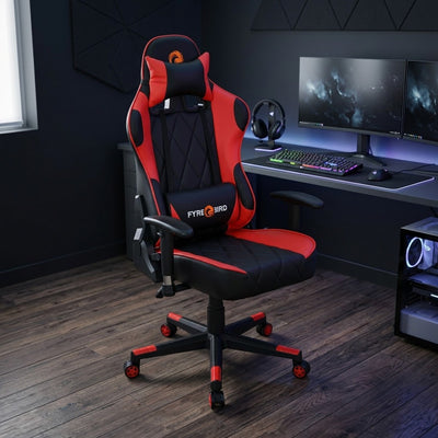 Nilkamal Fyrebird Marvel Gaming Chair (Black / Red)