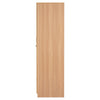 Nilkamal Indio 4 Door Wardrobe With Mirror (Teak & White)