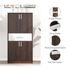 Nilkamal Ozark Shoe Cabinet (Ash wenge / Marble Beige)