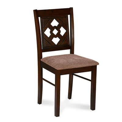 Nilkamal Stacia 4 Seater Dining Set (Antique Cherry)