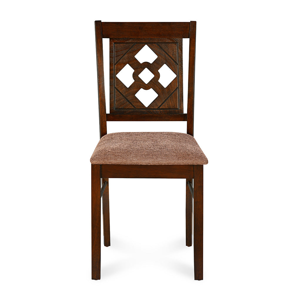 Nilkamal Stacia Dining Chair (Antique Cherry)