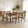 Nilkamal Jewel Six Seater Dining Set (Walnut)