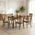 Nilkamal Jewel Six Seater Dining Set (Walnut)