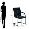 Nilkamal Runner Visitor Chair (Black)