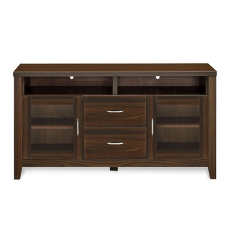 Nilkamal Jonas Engineered Wood TV & Entertainment Unit (Classic Walnut)