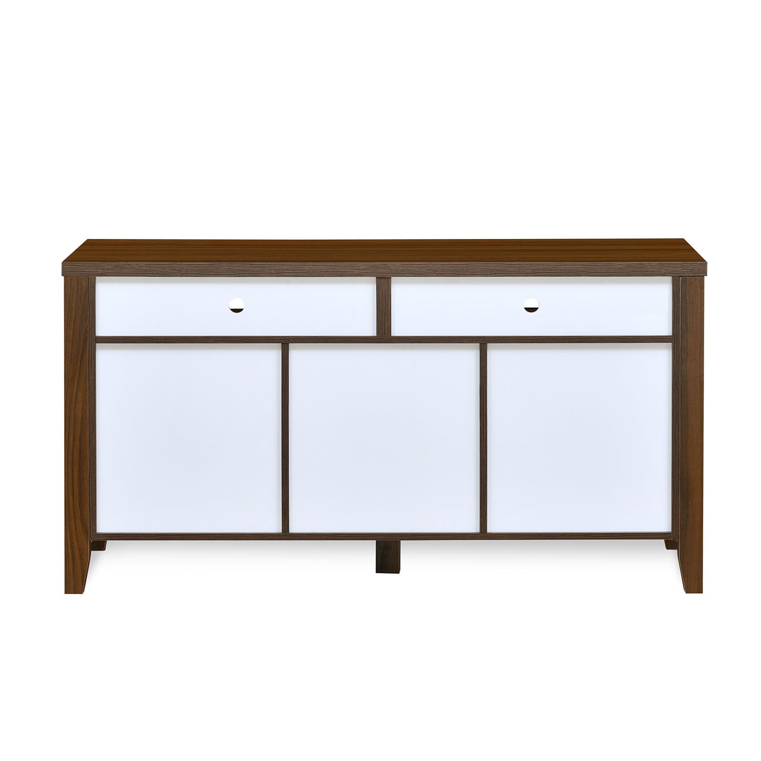 Nilkamal Jonas Engineered Wood TV & Entertainment Unit (Classic Walnut)