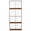Nilkamal Joyce 2 Door Wardrobe (Classic Walnut)