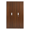 Nilkamal Joyce 3 Door Wardrobe (Classic Walnut) - Front View