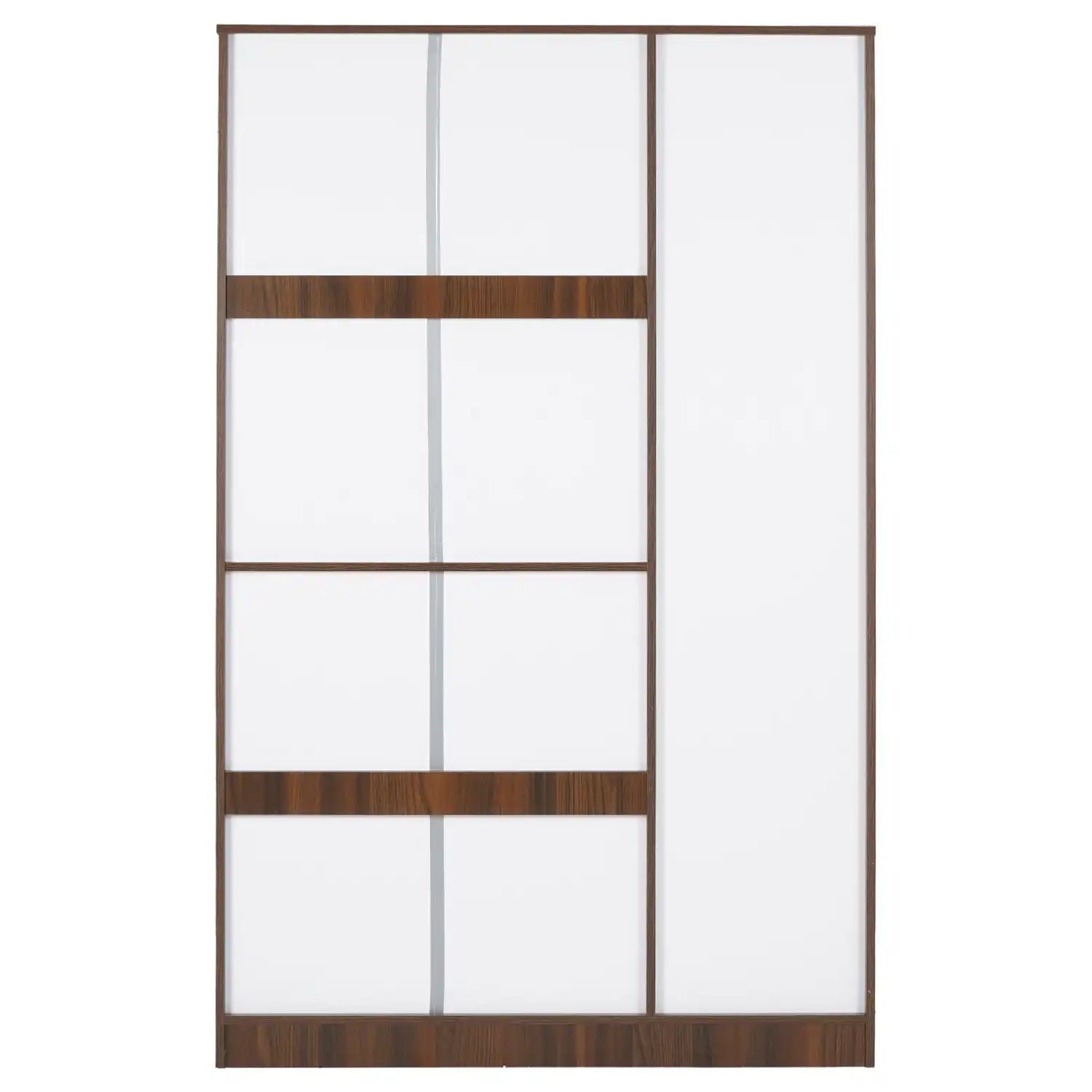 Nilkamal Joyce 3 Door Wardrobe (Classic Walnut)
