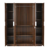 Nilkamal Joyce 4 Door Wardrobe Front Open View