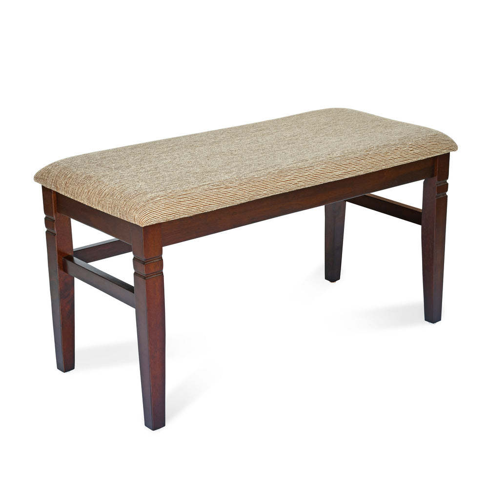 Nilkamal Jewel Multi Use Medium Sitting Bench for Living Room | Dining Room (Cappuccino)