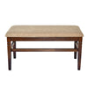 Nilkamal Jewel Multi Use Medium Sitting Bench for Living Room | Dining Room (Cappuccino)