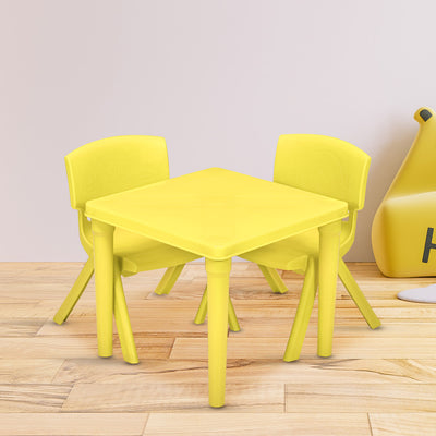 Nilkamal Genius Ludo Table + 2 Chairs Kid's Study Set