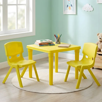 Nilkamal Genius Ludo Table + 2 Chairs Kid's Study Set