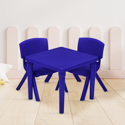 Nilkamal Genius Ludo Table + 2 Chairs Kid's Study Set