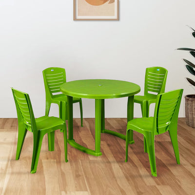 Nilkamal Meridian 1 + 4 Chairs Plastic Dining Set