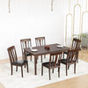 Nilkamal Magnito 6 Seater Dining Set (Brown)