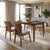 Nilkamal Kylo 4 Seater Dining Set (Rio Brown)