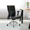 Nilkamal Command Mid Back Leatherette Office Chair (Black)