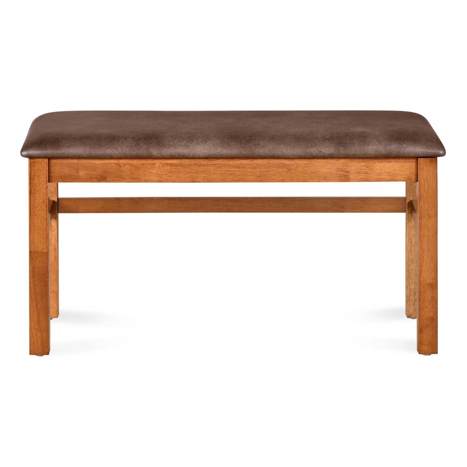 Nilkamal Leaf Multi Use Medium Sitting Bench for Living Room | Dining Room (Walnut)